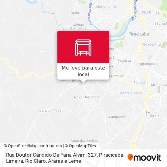 Rua Doutor Cândido De Faria Alvim, 327 mapa