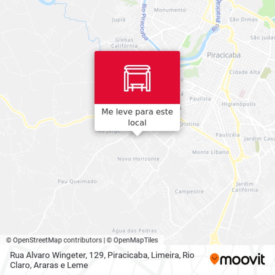 Rua Alvaro Wingeter, 129 mapa