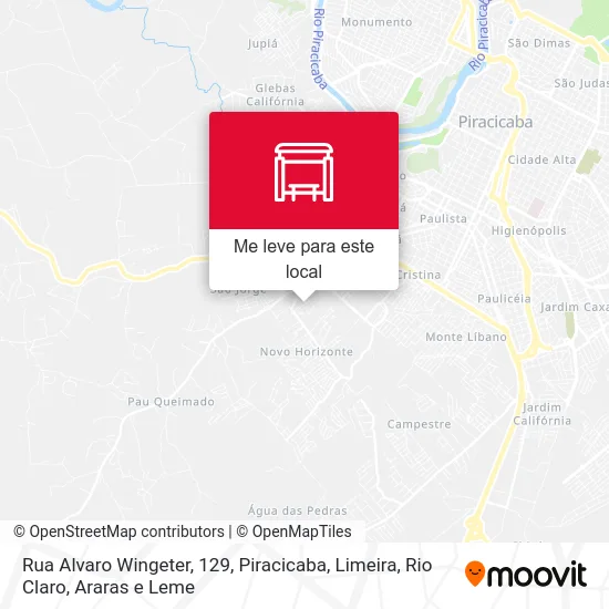 Rua Alvaro Wingeter, 129 mapa