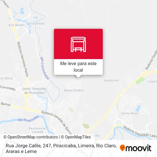 Rua Jorge Calile, 247 mapa