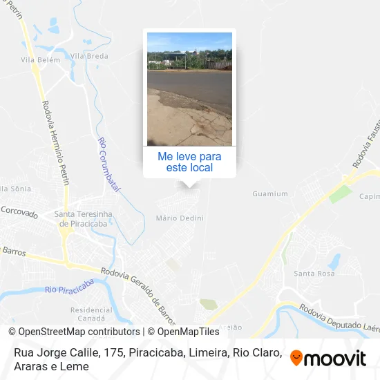 Rua Jorge Calile, 175 mapa