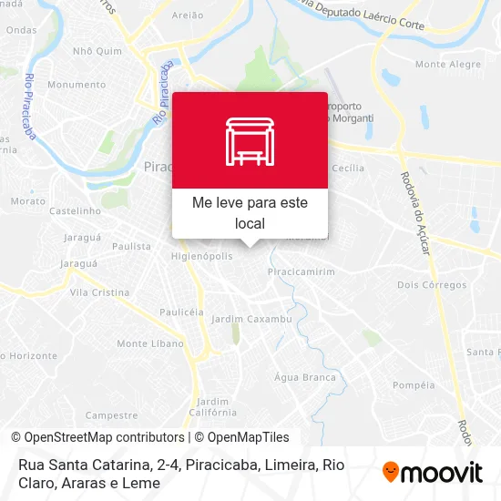 Rua Santa Catarina, 2-4 mapa