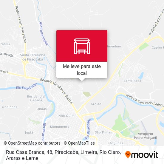 Rua Casa Branca, 48 mapa