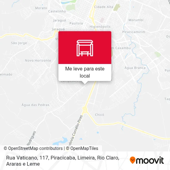 Rua Vaticano, 117 mapa