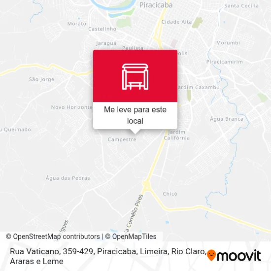 Rua Vaticano, 359-429 mapa