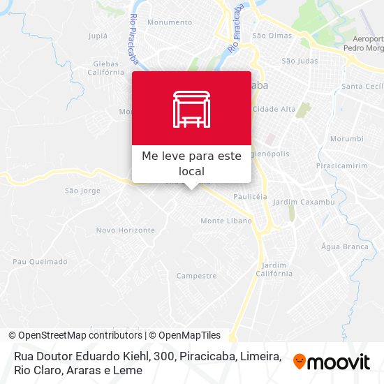 Rua Doutor Eduardo Kiehl, 300 mapa