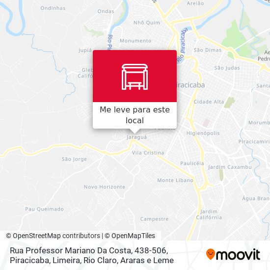 Rua Professor Mariano Da Costa, 438-506 mapa