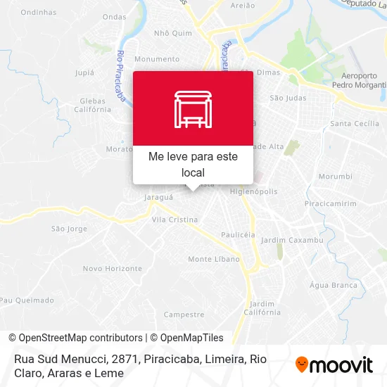 Rua Sud Menucci, 2871 mapa