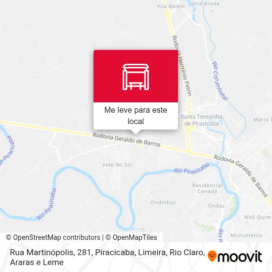 Rua Martinópolis, 281 mapa