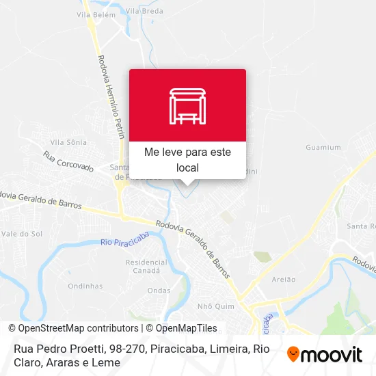 Rua Pedro Proetti, 98-270 mapa
