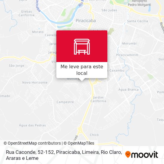 Rua Caconde, 52-152 mapa
