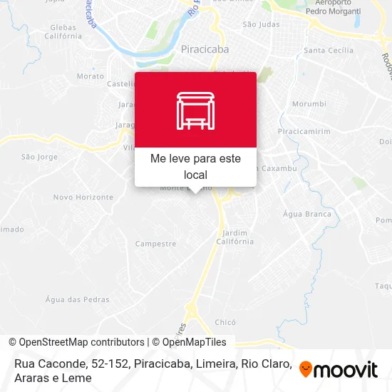 Rua Caconde, 52-152 mapa