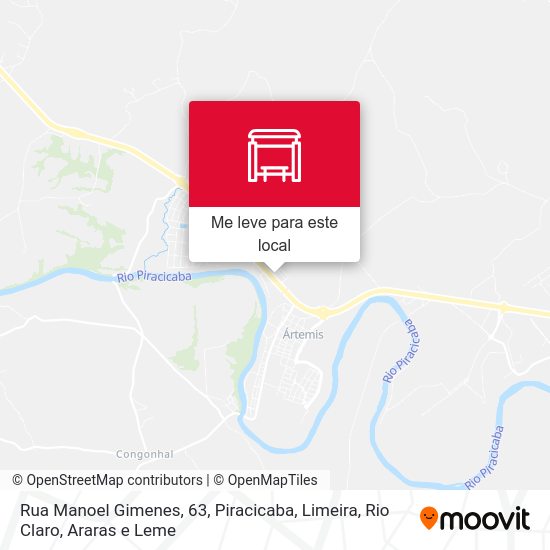 Rua Manoel Gimenes, 63 mapa