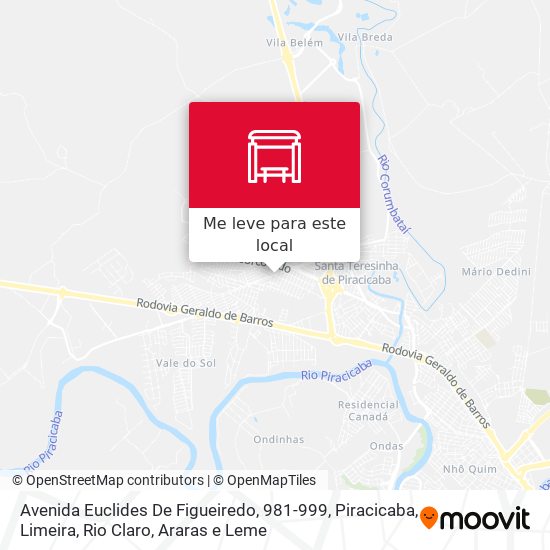 Avenida Euclides De Figueiredo, 981-999 mapa