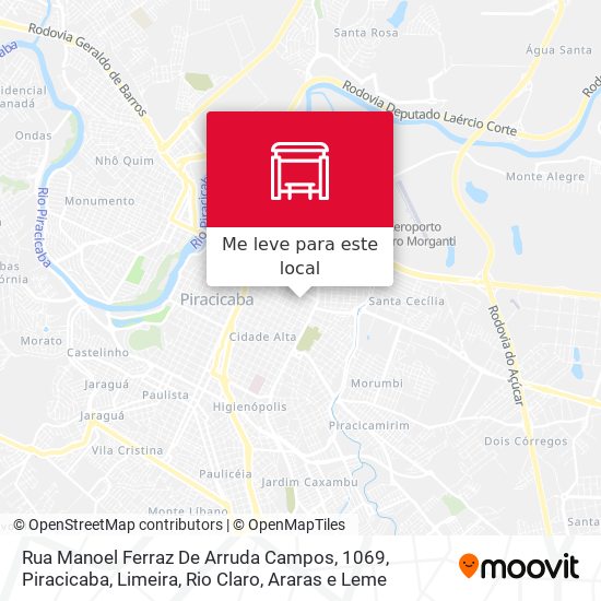 Rua Manoel Ferraz De Arruda Campos, 1069 mapa