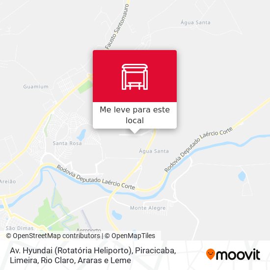 Av. Hyundai (Rotatória Heliporto) mapa