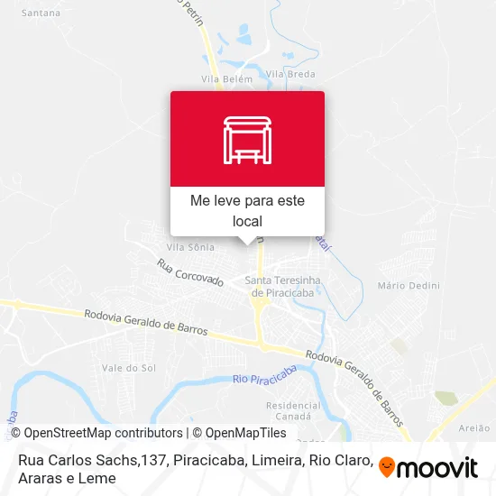 Rua Carlos Sachs,137 mapa