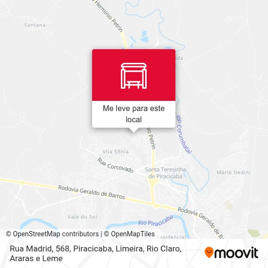 Rua Madrid, 568 mapa