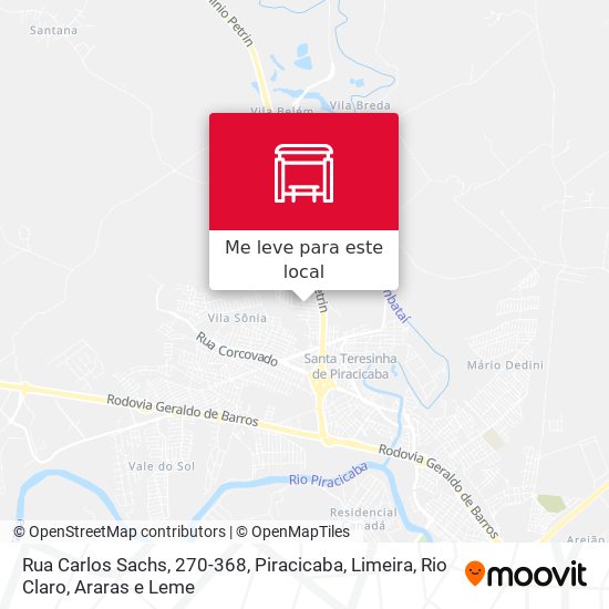 Rua Carlos Sachs, 270-368 mapa
