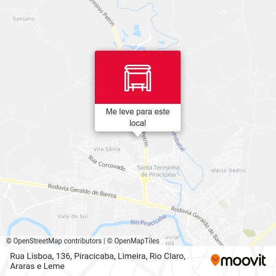 Rua Lisboa, 136 mapa