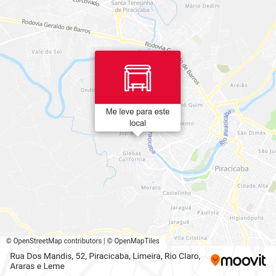 Rua Dos Mandis, 52 mapa