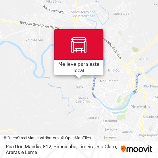 Rua Dos Mandis, 812 mapa