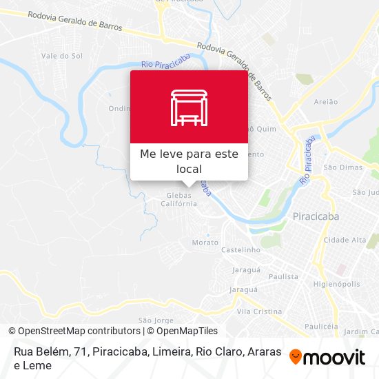 Rua Belém, 71 mapa