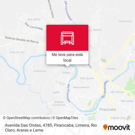 Avenida Das Ondas, 4785 mapa