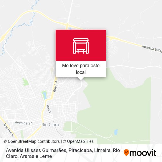 Avenida  Ulisses Guimarães mapa