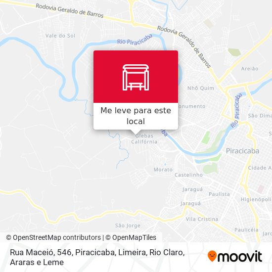 Rua Maceió, 546 mapa
