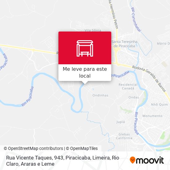 Rua Vicente Taques, 943 mapa