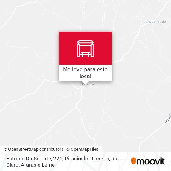 Estrada Do Serrote, 221 mapa