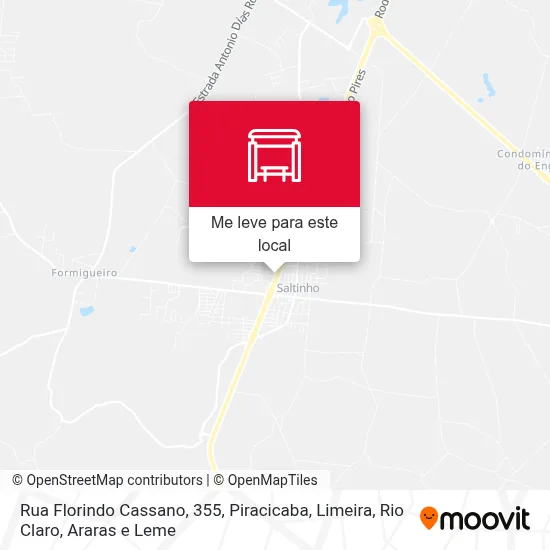Rua Florindo Cassano, 355 mapa