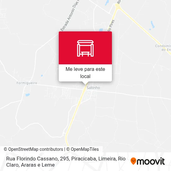 Rua Florindo Cassano, 295 mapa