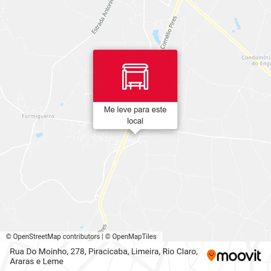 Rua Do Moinho, 278 mapa