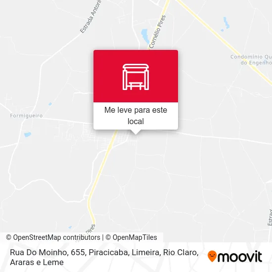 Rua Do Moinho, 655 mapa