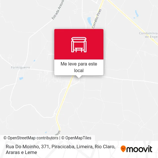 Rua Do Moinho, 371 mapa
