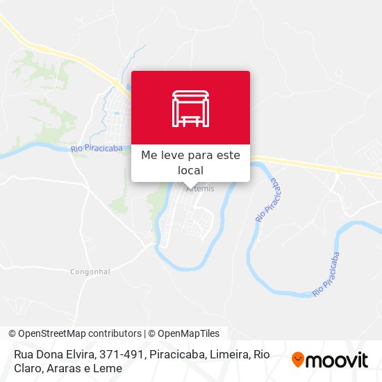 Rua Dona Elvira, 371-491 mapa