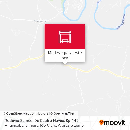 Rodovia Samuel De Castro Neves, Sp-147 mapa