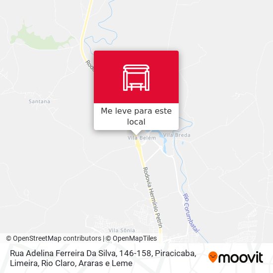 Rua Adelina Ferreira Da Silva, 146-158 mapa