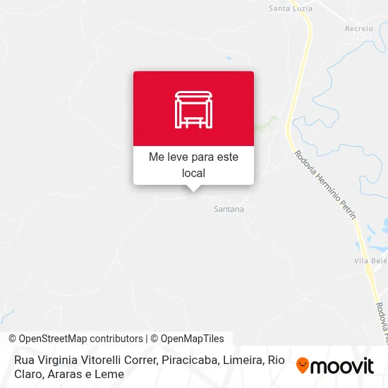 Rua Virginia Vitorelli Correr mapa