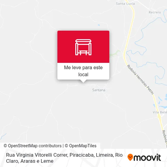 Rua Virginia Vitorelli Correr mapa