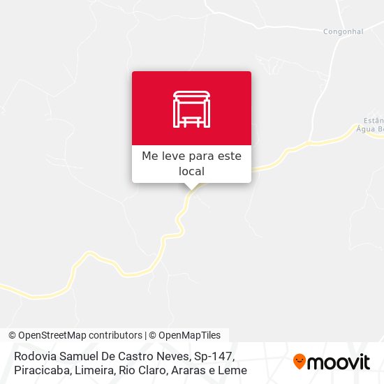 Rodovia Samuel De Castro Neves, Sp-147 mapa