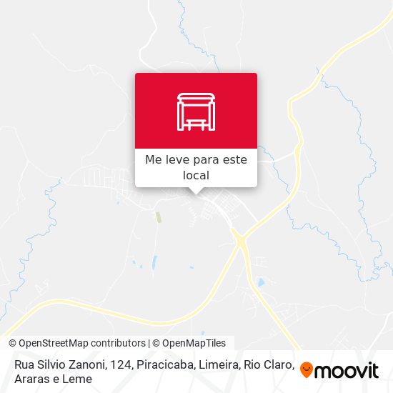 Rua Silvio Zanoni, 124 mapa