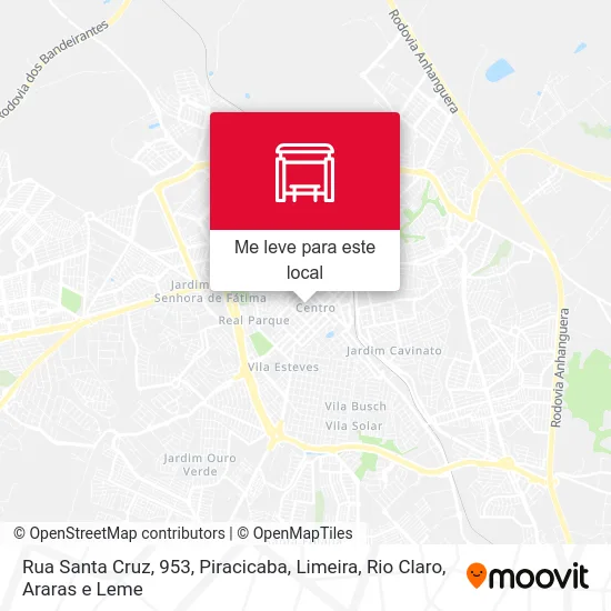 Rua Santa Cruz, 953 mapa