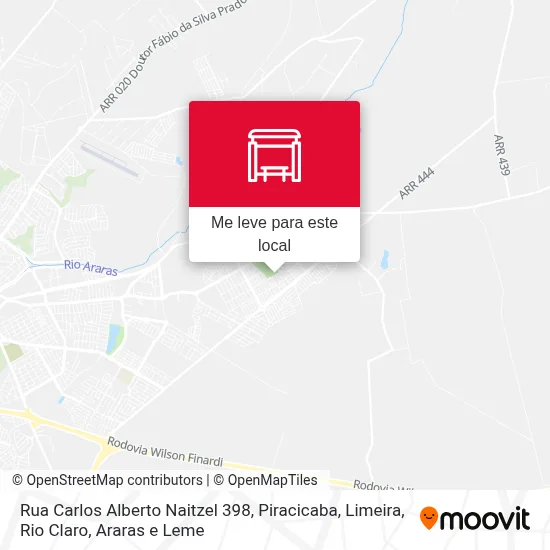 Rua Carlos Alberto Naitzel 398 mapa
