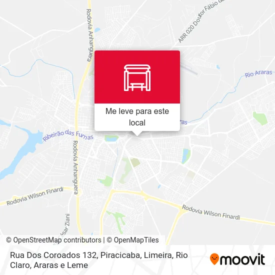 Rua Dos Coroados 132 mapa