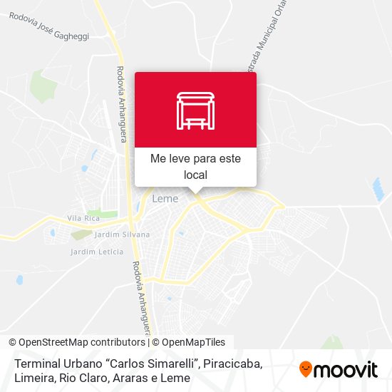 Terminal Urbano “Carlos Simarelli” mapa