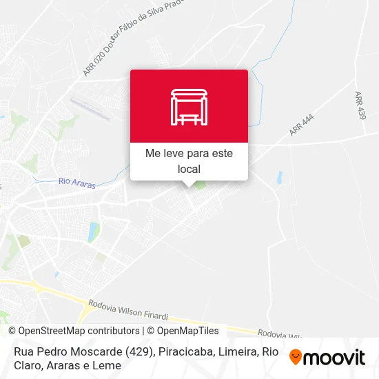 Rua Pedro Moscarde (429) mapa