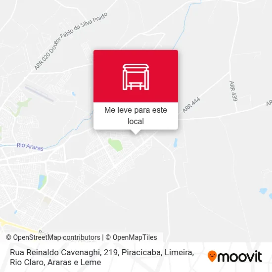 Rua Reinaldo Cavenaghi, 219 mapa